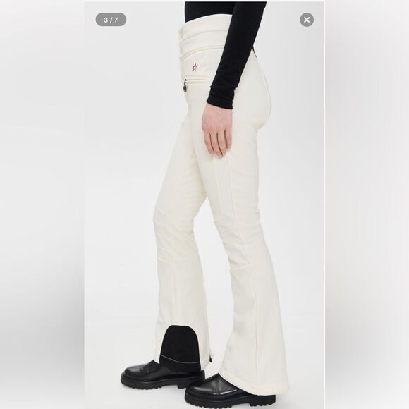 NWT Perfect Moment Aurora High Waist Flare Pants Snow White XL - Picture 8 of 15